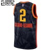 Canotte Bambino Oklahoma City Thunder Shai Gilgeous-Alexander Nike 2023-24 City Edition Nero Swingman